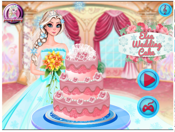 エルサのウェディングケーキ でエルサの結婚式のケーキをデザイン 思わずwow ワウゲームニュース