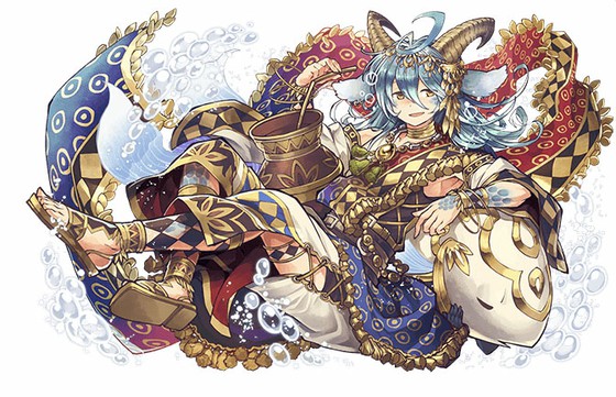 パズル ドラゴンズでは9周年記念生放送が開催 メソポタミア神シリーズには超究極進化も 水護の教智神 エア の進化後は暗闇耐性 スキルチャージなどの覚醒スキルを所持 思わずwow ワウゲームニュース