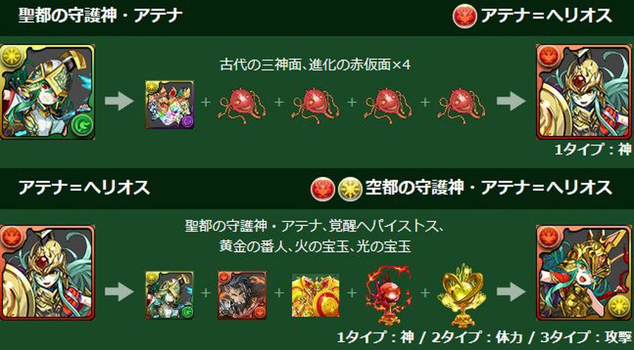 パズル ドラゴンズの降臨モンスター アテナに新たな進化が 主属性も変わる 思わずwow ワウゲームニュース